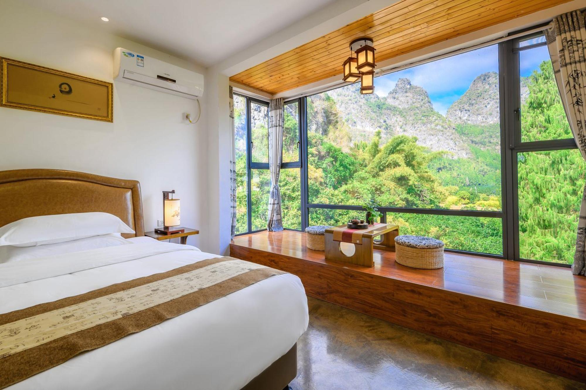 Leisure Courtyard Hotel Yangshuo-Free Shuttle Bus To Yangshuo Station Stay 2 Nights One Way المظهر الخارجي الصورة