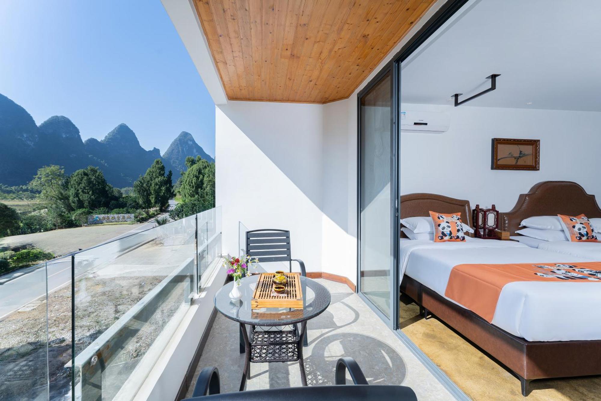 Leisure Courtyard Hotel Yangshuo-Free Shuttle Bus To Yangshuo Station Stay 2 Nights One Way المظهر الخارجي الصورة