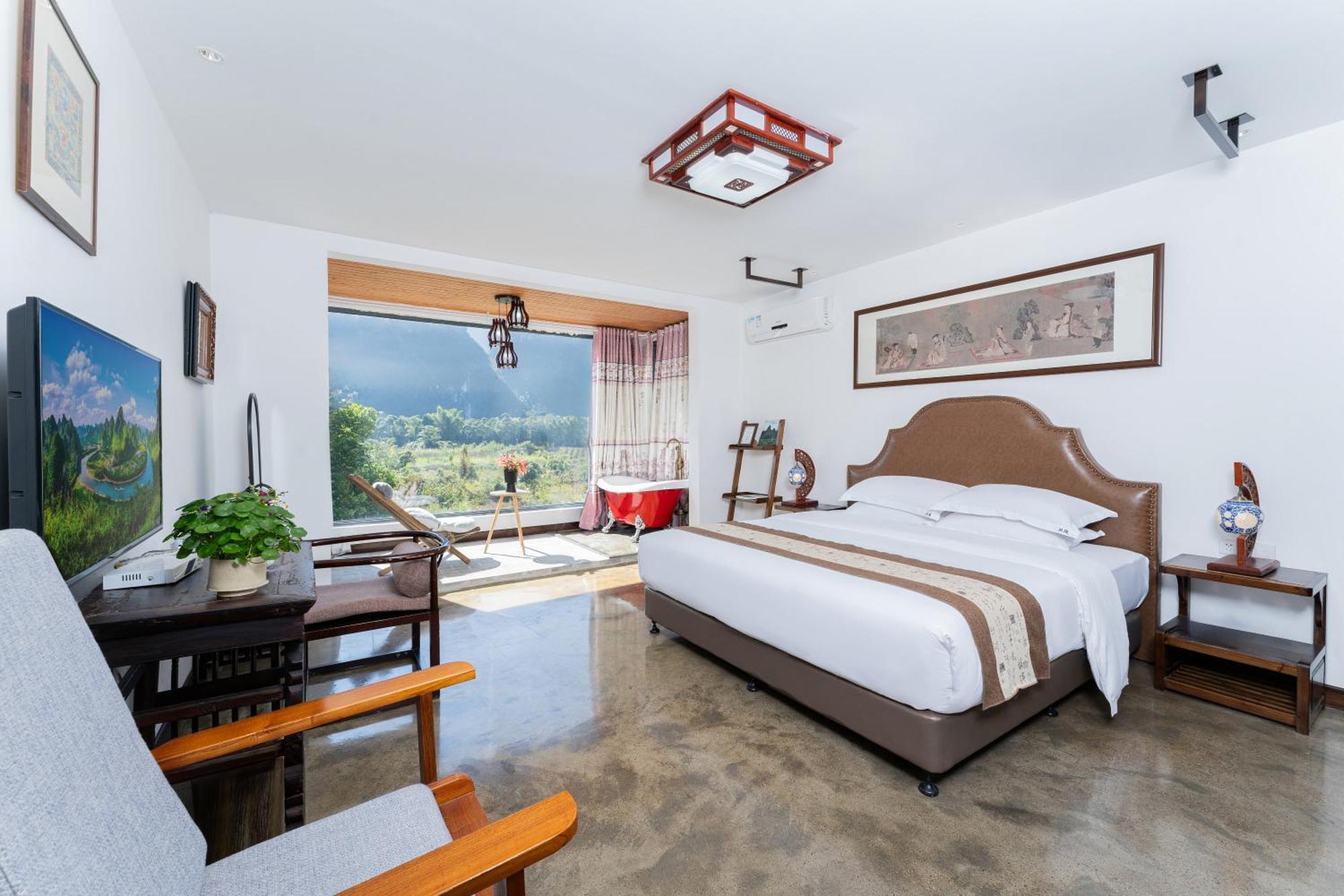 Leisure Courtyard Hotel Yangshuo-Free Shuttle Bus To Yangshuo Station Stay 2 Nights One Way المظهر الخارجي الصورة